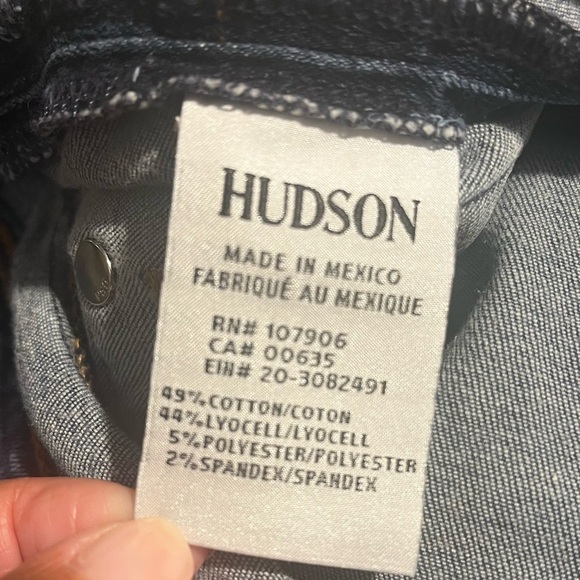 Hudson Skinny Ankle  Collin Flap Pocket Jeans Sz 28 EUC - Picture 8 of 8
